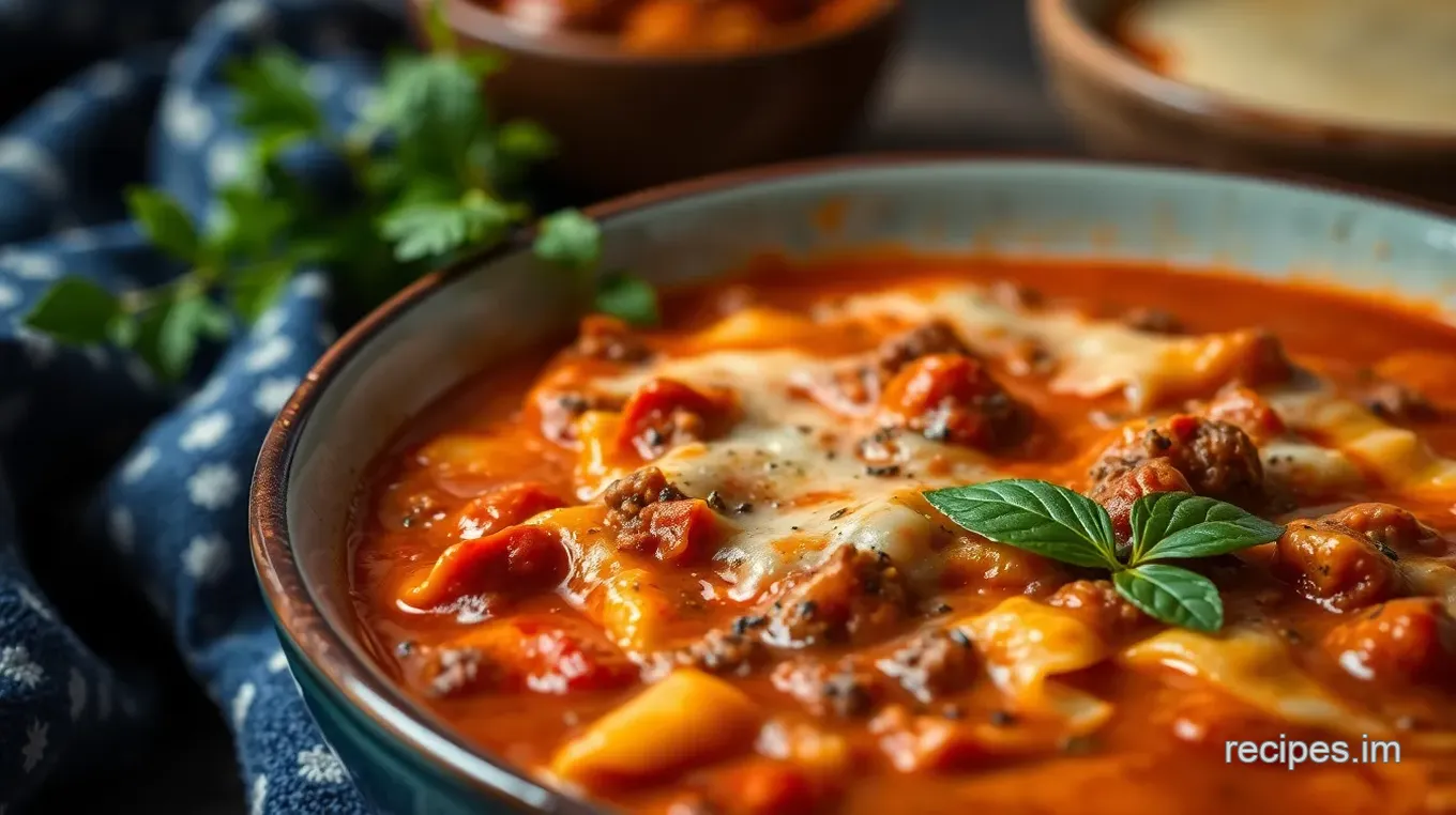 How to Cook Easy Lasagna Soup for Cozy Nights: A Delicious Twist Easy Lasagna Soup for Cozy Nights