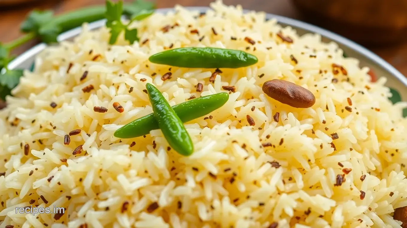 How to Cook Jeera Rice - A Flavorful & Aromatic Delight! Cook Jeera Rice - Flavorful & Aromatic