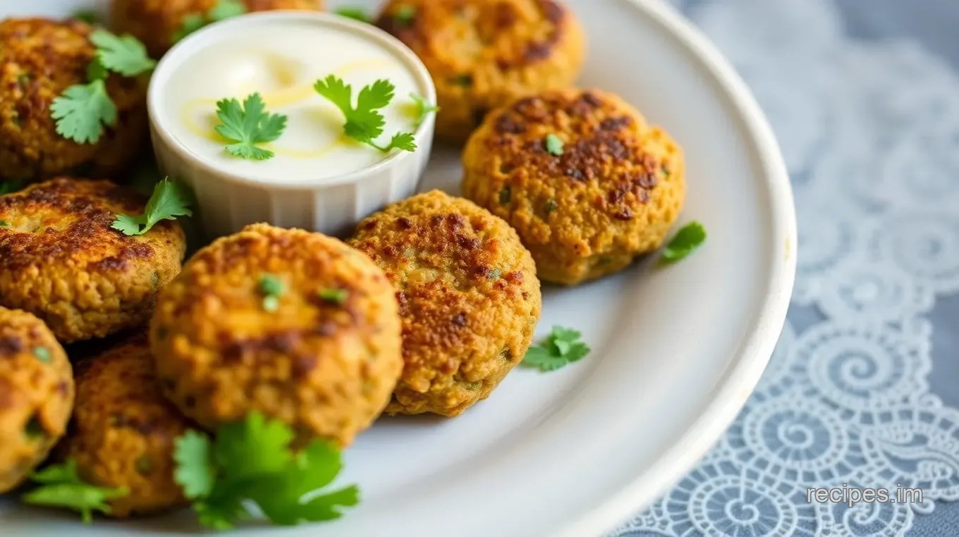 How to Make the Most Delicious Fried Chickpea Falafel Bites! Crispy Fried Chickpea Falafel Bites