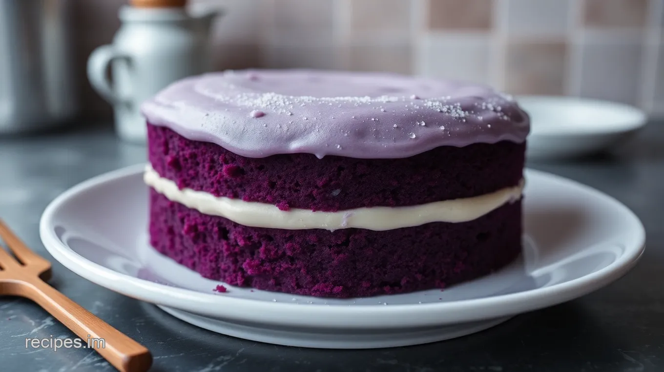 How to Bake the Ultimate Purple Velvet Cake: A Family Favorite! Purple Velvet Cake With Cream Cheese Frosting