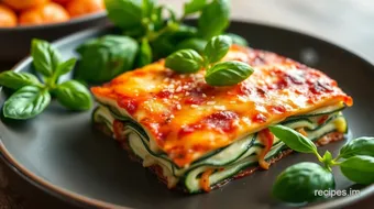 Delicious Bake Zucchini Lasagna for Healthy Comfort: My Family's Secret Recipe recipe card