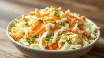How to Make Chill KFC Coleslaw with Creamy Dressing: My Family's Favorite! recipe card
