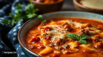 How to Cook Easy Lasagna Soup for Cozy Nights: A Delicious Twist recipe card