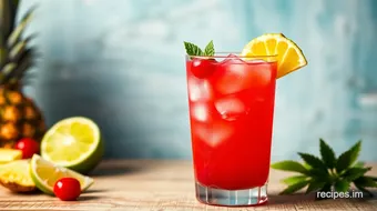 Malibu Bay Breeze: 5 Easy Steps to a Refreshing Cocktail recipe card