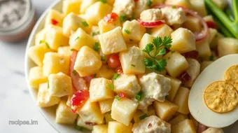 The Secret to Mixing Creamy Potato Salad in 20 Minutes: So Easy, It’s Like a Hug! recipe card