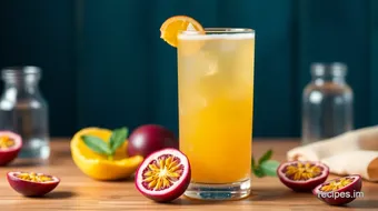 How to Shake Passion Fruit Cocktail with Bubbles: A Refreshing Delight recipe card