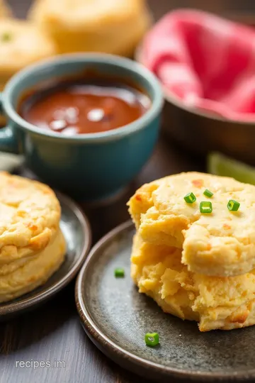 Joyful Cheesy Kufi Biscuits presentation