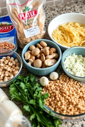 Classic Chicken Tetrazzini ingredients