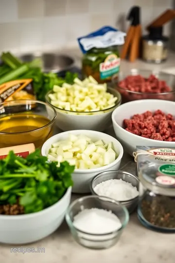 Easy Lasagna Soup for Cozy Nights ingredients