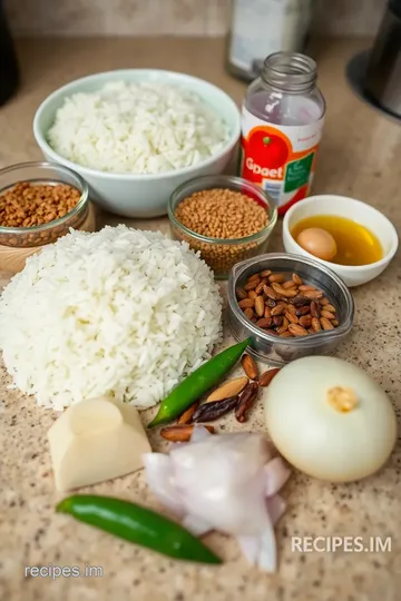 Cook Jeera Rice - Flavorful & Aromatic ingredients