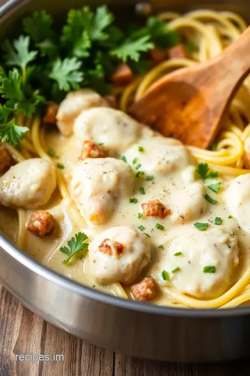 One-Pan Chicken Alfredo: A 30-Minute Dinner Delight presentation
