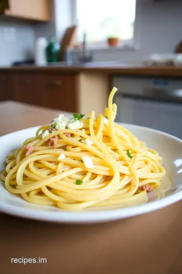 Quick and Creamy Spaghetti Carbonara steps