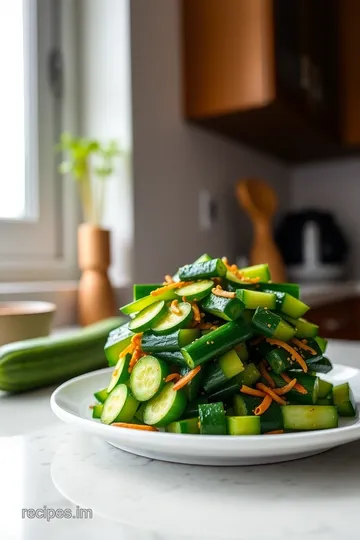 Din Tai Fung Inspired Cucumber Salad steps