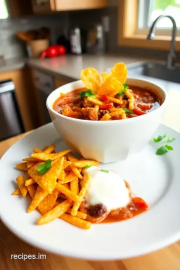 Easy Taco Soup with Crunchy Fritos steps