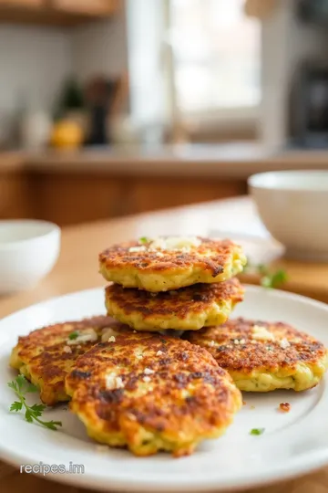Fried Zucchini Fritters - Healthy & Delicious steps