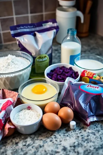 Purple Velvet Cake With Cream Cheese Frosting ingredients