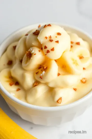 Quick Banana Pudding with Creamy Flavor presentation