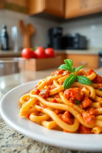 Quick Creamy Vodka Pasta Delight steps