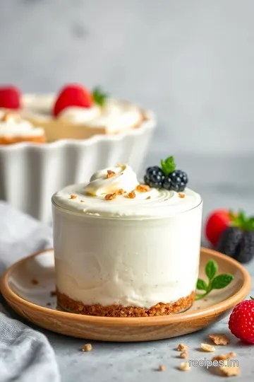 Quick No-Bake Cheesecake Delight presentation