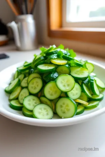 Refreshing Cucumber Salad Din Tai Fung steps